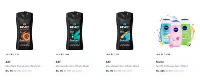 Bodywash and Shower Gel Discount Upto 60%