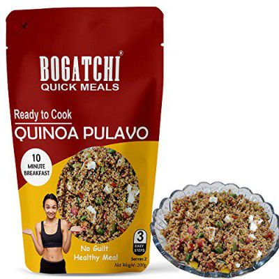 BOGATCHI Quick Meals - Ready to Cook Healthy Quinoa PULAO - 200g