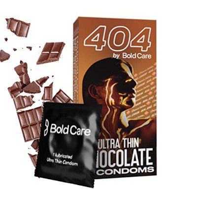 BOLD CARE 404 Super Ultra Thin Chocolate Flavored Condoms For Men - 10 Units