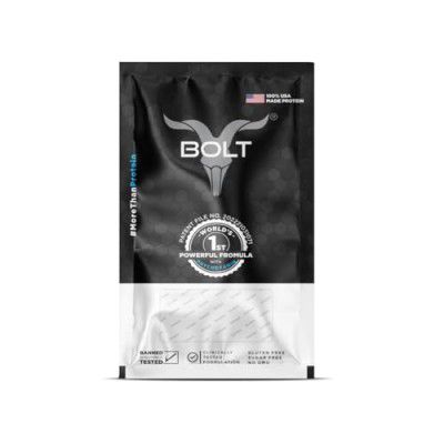 BOLT 100% Whey Isolate Protein Powder|With Superfood PHYCOCYANIN|USA Formulation & Origin|Muscle Strength & Bone Health|28g Protein Per Serve|33g (01 Serving)|Chocolate