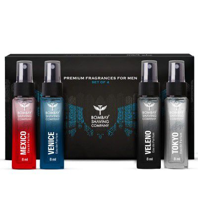 Bombay Shaving Co Perfume for Men | Premium Perfume Set for Men - 8ml x 4