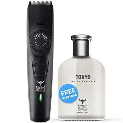 Bombay Shaving Co Trimmer Men, 2X Fast Charging, 80Min runtime, Shaving Machine (With Men’s Fragrance worth Rs. 795/- FREE)