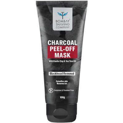 Bombay Shaving Company Activated Charcoal Peel Off Mask With 5X Detoxifying Power, Fights Pollution And De-Tans Skin For Men And Women, 100G (Pack Of 1)