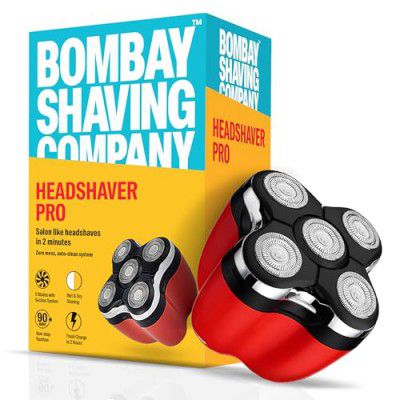 Bombay Shaving Company Head Shaver Pro | 120 Min Charge time, 90 Min Run time, Charging Indicator | IPX6 Waterproof, 2 Years Warranty | Head Shaver for Bald Men | Hair Trimmer for Men