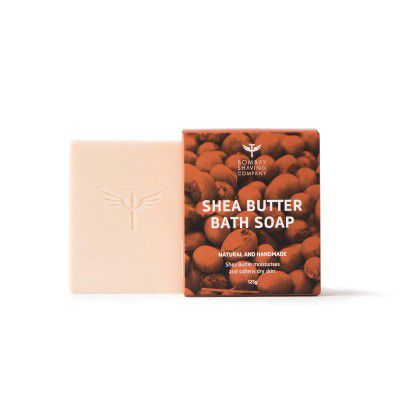 Bombay Shaving Company Shea Butter Moisturizing Bath Soap with Extra Virgin Coconut Oil and honey for dry skin, 125g