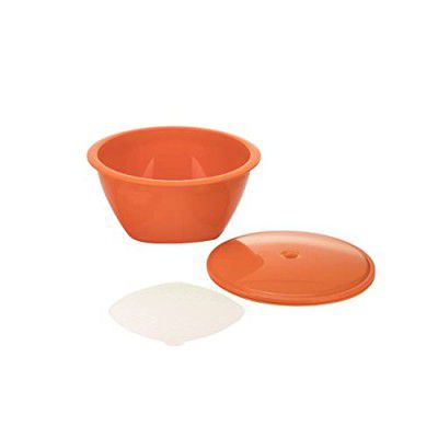 Borner Multimaker - Tinted: Bowl with Keep-Fresh lid, Sieve and Multiplate (Orange)