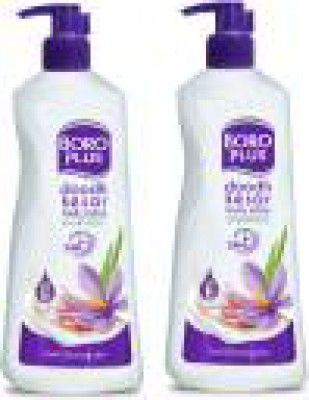 BOROPLUS Doodh Kesar Lotion 400ml - Pack of 2  (800 ml)