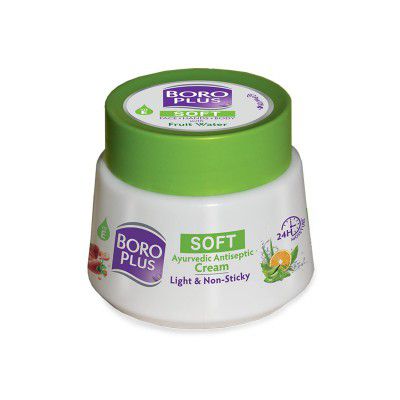 BoroPlus Soft Antiseptic Cream | Light & Non-sticky | Provides 24 hour moisturisation|Ayurvedic Cream for all seasons - 200 ml