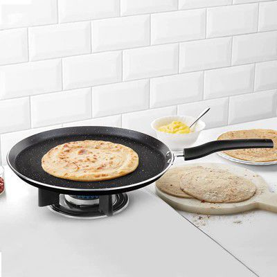 Borosil Granito Non-Stick Aluminium Flat Tawa- 28 cm