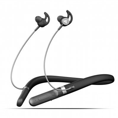 Boult Audio Curve ANC Wireless in Ear Wireless Earphones with 25dB Active Noise Cancellation, ENC Mic, 30H Playtime, 60ms Low Latency Mode, Dual Pairing, Type-C Fast Charging (10mins=10Hrs) (Black)