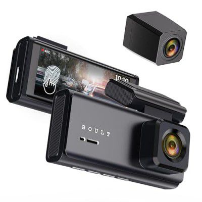 Boult Cruisecam X3 Car DashCam 1080p + 2MP Rear HD Recording