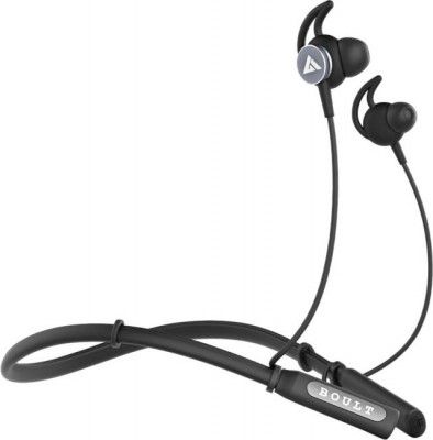 Boult ProBass CurveX with 15hrs Battery Life, Type-C Charging Bluetooth Headset (Black, In the Ear)