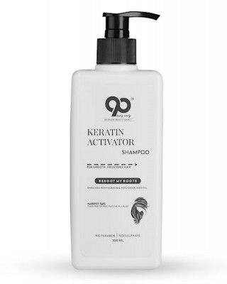 Bounty Ninety Keratin Activator Shampoo (300ml) | Enriched with Keratin & Fenugreek Seed Oil | Sulfate & Pareben Free