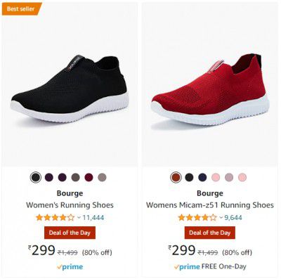 Bourge Women's Running Shoes upto 80% off