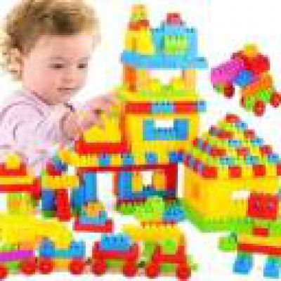 BOZICA Top Selling Baby Building Blocks 100% Non-Toxic Creative Learning Educational Toy Puzzle For Kids  (Multicolor)