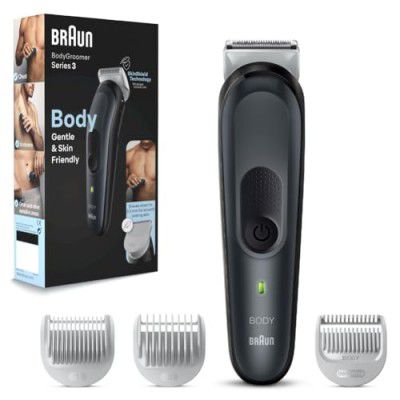 Braun Body Groomer 3 Men From Gillette, Bg3340,Ball Trimmer