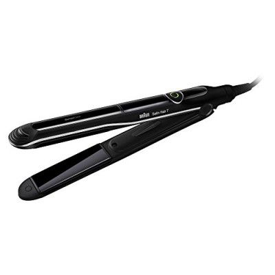 Braun Satin Hair 7 SensoCare Hair Straightener, Ceramic Hair Straightener with Sensor technology for superior styling results (ST780, Black)