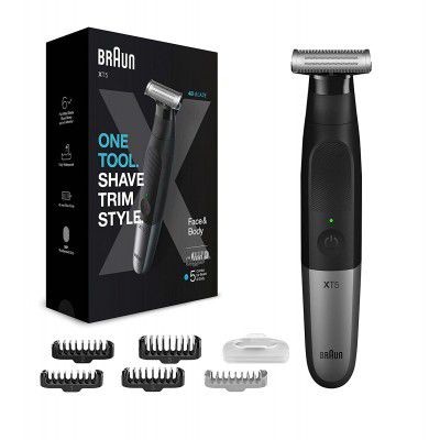 Braun Series XT5100 – One Blade Hybrid Beard Trimmer, Shaver & Electric Razor for Men