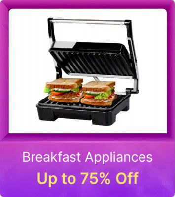 Breakfast Appliances @ upto 75% off on Flipkart Big Billion Days Sale