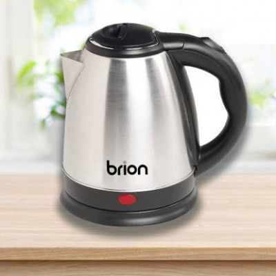 BRION BR KETTLE 1.5 D1 Electric Kettle  (1.5 L, Silver)