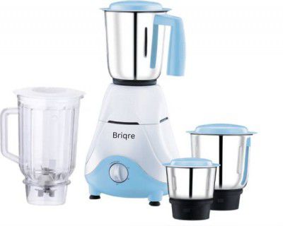 Briqre Supremus Mixer Grinder 750 Mixer Grinder (4 Jars, White & Blue)