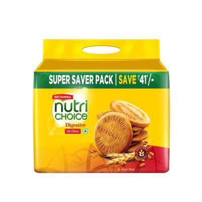 Britannia NutriChoice Digestive High Fibre Biscuits, 1Kg Super Saver Family pack