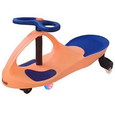 Brunte Kids Swing Car, Twister Swing Car with PU LED Wheels, Push Ride on Magic Swing Car for Kids Suitable for 3+ Years Boys & Girls