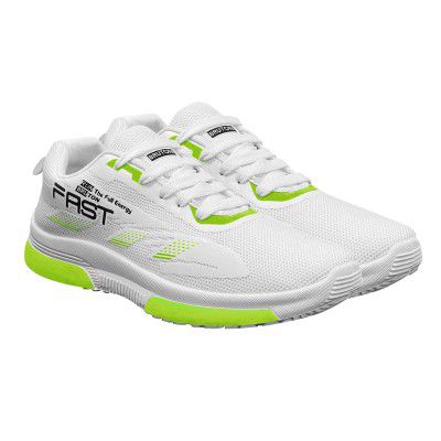 BRUTON Men's World Trending Shoes Running, Casual, Gym, Occasions, Sports Shoes - White