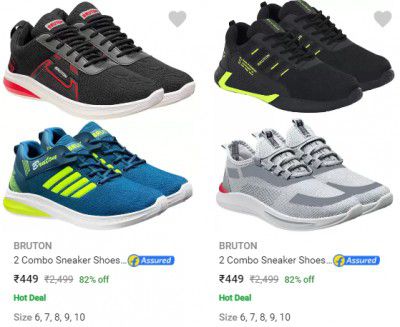 BRUTON Sneakers upto 80% off