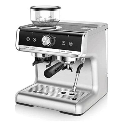 Budan Espresso Machine and Coffee Machine with Built-In Grinder