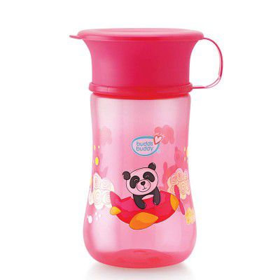 Buddsbuddy Premium All Round Cup 1Pc,300ml, BB7115, (Pink)