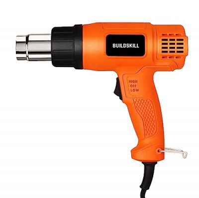 Buildskill Heat Gun, Durable Air Gun, Heat Blower, 1800W, Heat Gun Machine with Ergonomic Design