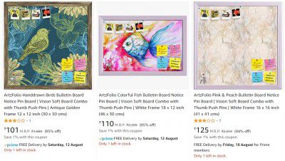 Bulletin Boards @ up to 95% Off