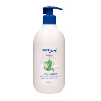 Bumtum Baby Body Wash Gentle & Tear Free For Babies/Child/Kids All Skin Type, Paraben Free 400 ML (0-5 Year)