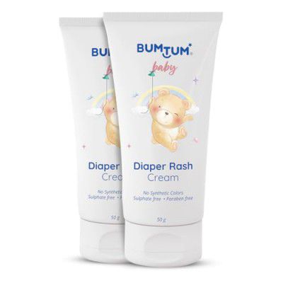 BUMTUM Diaper Rash Cream With Natural Ingredients 50g X Pack Of 1