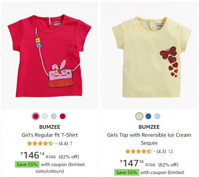 BUMZEE Kids Clothing | Up to 83% off + Up to 70% Extra off via coupon