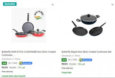 Butterfly Cookware Set from ₹699