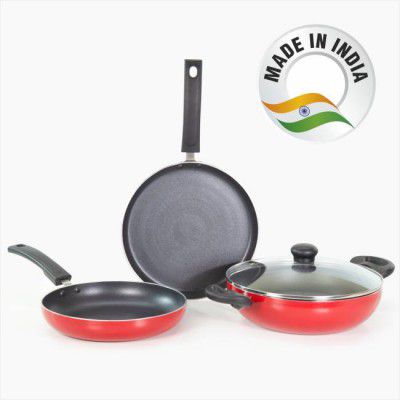 Butterfly NON STICK COOKWARE Non-Stick Coated Cookware Set  (Aluminium, 3 - Piece)