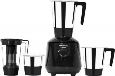 Butterfly Thunder Mixer Grinder 750 W Juicer Mixer Grinder (4 Jars, Black)