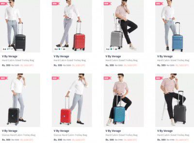 By Verage Trolley Bag upto 88% off Starts @999