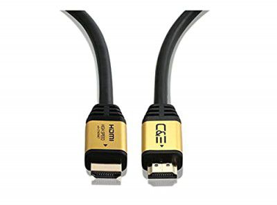 C & E 4K HDMI cord HDMI to HDMI cable @60Hz with Ethernet 10 ft Ultra /3.05 Meter 2.0 HDMI Cable (Compatible with HDTV, Gold)