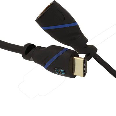 C & E 10 ft Male to female -HDMI cable