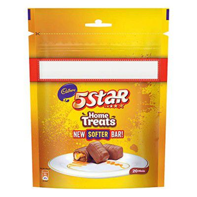 Cadbury 5 Star Chocolate Home Treats Chocolates Bars,191.9 G(Pack of 2),200 Grams