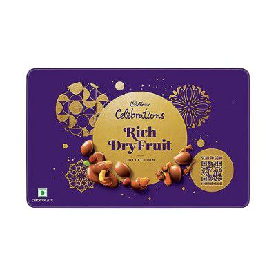 Cadbury Celebrations Rich Dry Fruit Collection Chocolate Gift Box, 177 g