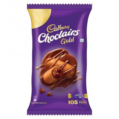 Cadbury Choclairs Gold Candy, 520 g (100 Candies)