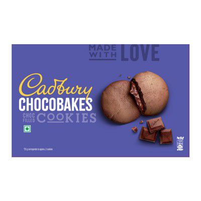 Cadbury Chocobakes Choc Filled Cookies (biscuits), Family Pack, 300g