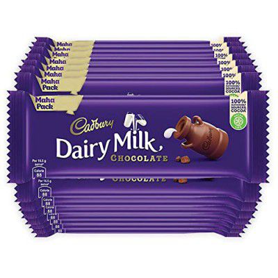 Cadbury Dairy Milk Chocolate Bar, 15 x 55 g Maha Pack