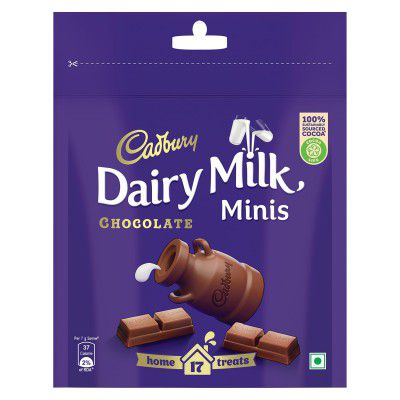 Cadbury Dairy Milk Chocolate Home Treats, 119 g - Pack of 4