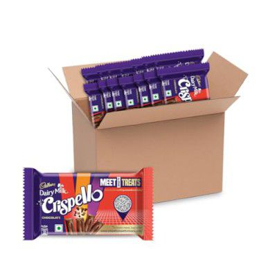 Cadbury Dairy Milk Crispello Chocolate Bar, 35 g - Pack of 15