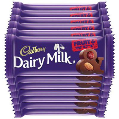 Cadbury Dairy Milk Fruit and Nut 36 Gram (Pack of 12)